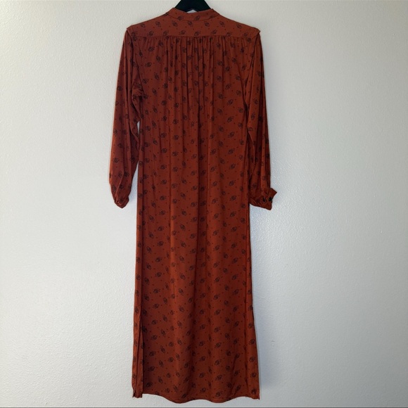 RARE Vintage 70s Floral Maternity Dress 🌸 authentic true bohemian vintage - Picture 6 of 10